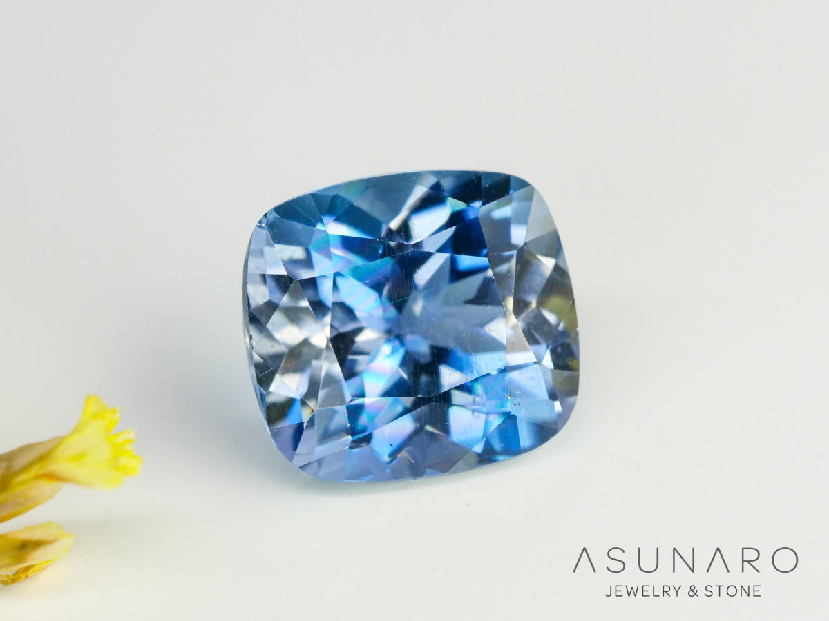 インペリアルブルーアパタイト　クッションカット　 マダガスカル産　1.77ct　【240312-2087】