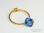 インペリアルブルーアパタイト　クッションカット　 マダガスカル産　1.77ct　【240312-2087】