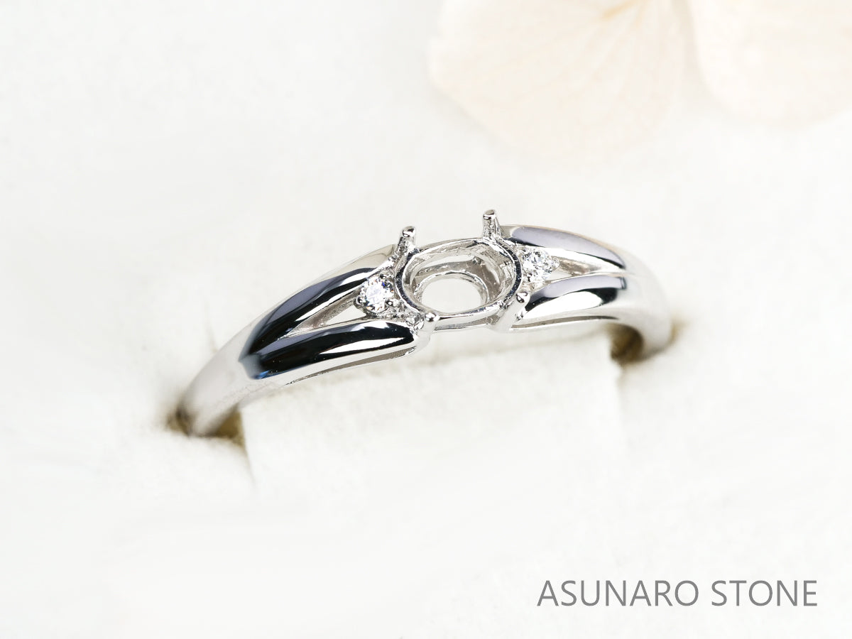 【お仕立て用】空枠番号：5616I　リング枠【オーダージュエリー用】