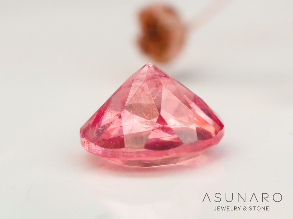 ロードクロサイト 　ラウンドカット　アメリカ・コロラド産　0.37ct　【240415-2091】