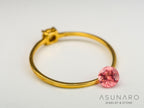 ロードクロサイト 　ラウンドカット　アメリカ・コロラド産　0.37ct　【240415-2091】