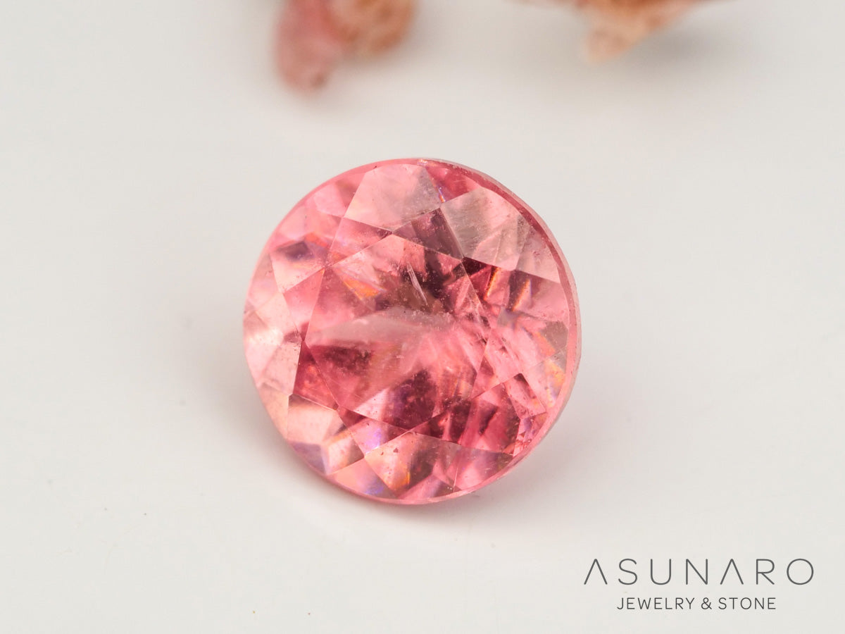 ロードクロサイト 　ラウンドカット　アメリカ・コロラド産　0.32ct　【240415-2092】