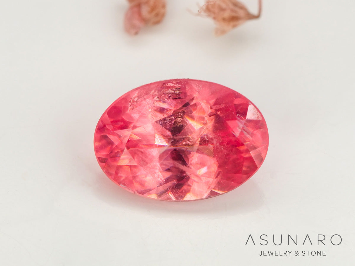 ロードクロサイト 　オーバルカット　アメリカ・コロラド産　0.86ct　【240415-2093】