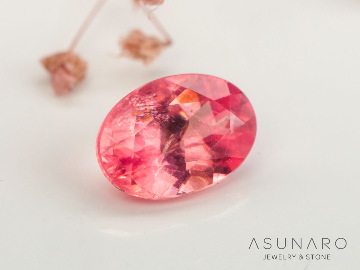 ロードクロサイト 　オーバルカット　アメリカ・コロラド産　0.86ct　【240415-2093】