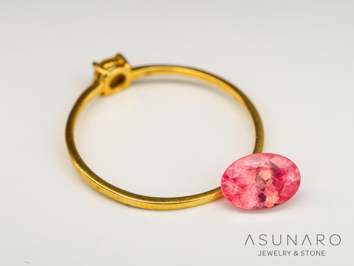 ロードクロサイト 　オーバルカット　アメリカ・コロラド産　0.86ct　【240415-2093】