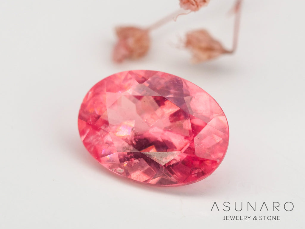 ロードクロサイト 　オーバルカット　アメリカ・コロラド産　0.82ct　【240415-2095】