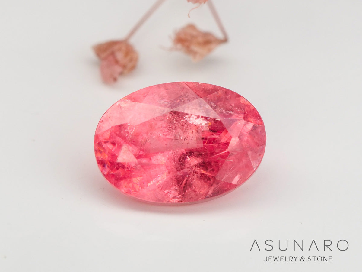 ロードクロサイト 　オーバルカット　アメリカ・コロラド産　0.98ct　【240415-2096】