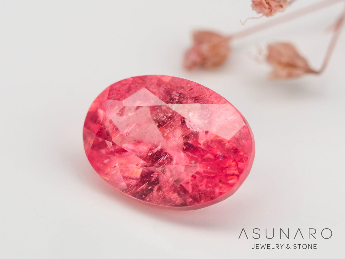 ロードクロサイト 　オーバルカット　アメリカ・コロラド産　0.98ct　【240415-2096】