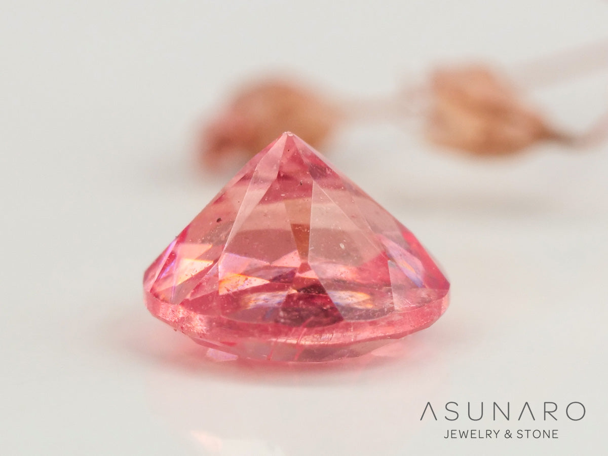 ロードクロサイト 　ラウンドカット　アメリカ・コロラド産　0.34ct　【240415-2097】