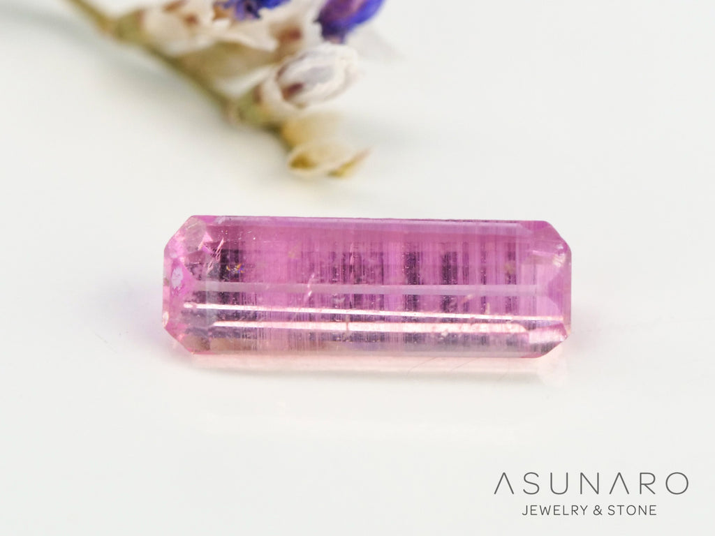 ペツォッタイト　エメラルドカット　マダガスカル産 　0.31ct【230403-595】