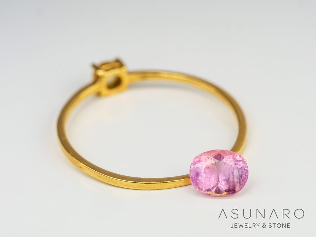 ペツォッタイト　クッションカット　マダガスカル産 　0.46ct【230403-579】