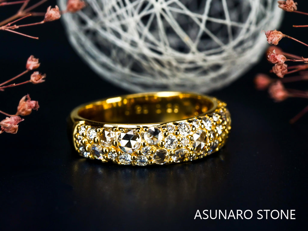 【お仕立て用】空枠番号：5114C　リング枠　パヴェ【オーダージュエリー用】hpv