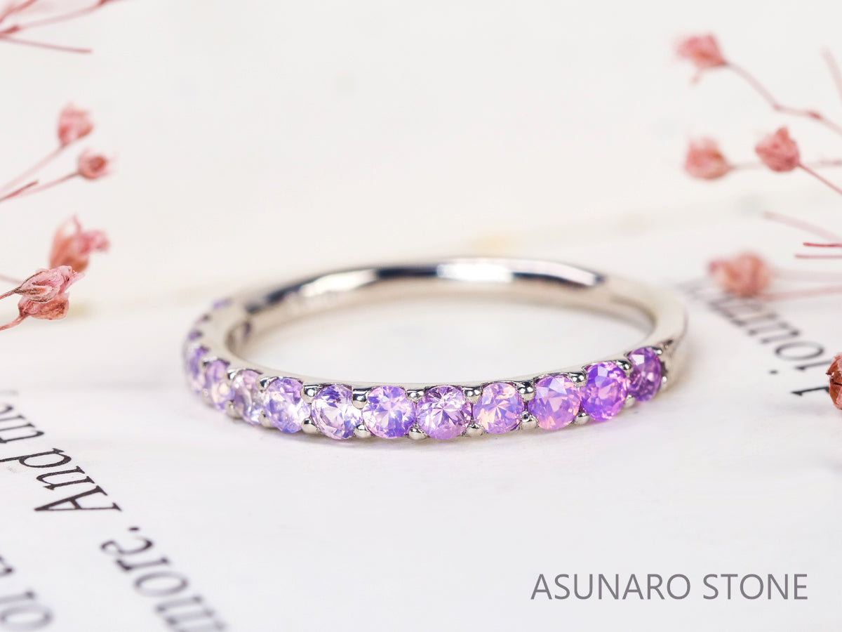 【お仕立て用】空枠番号：1426C　1.8mm用　リング枠　ハーフエタニティ【オーダージュエリー用】hpv