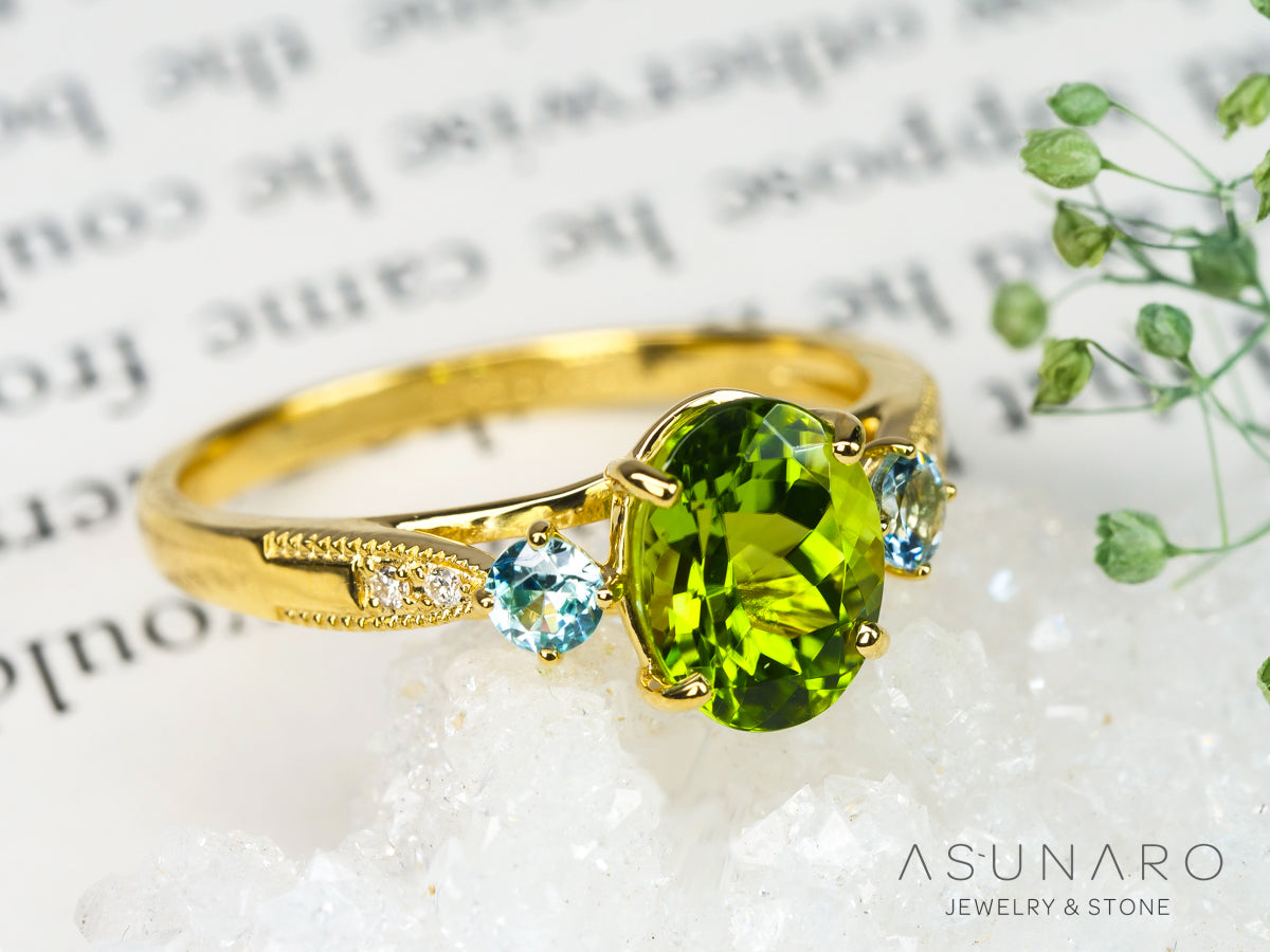 お仕立て用】空枠番号：5345C 8×7mm リング枠 【オーダージュエリー用