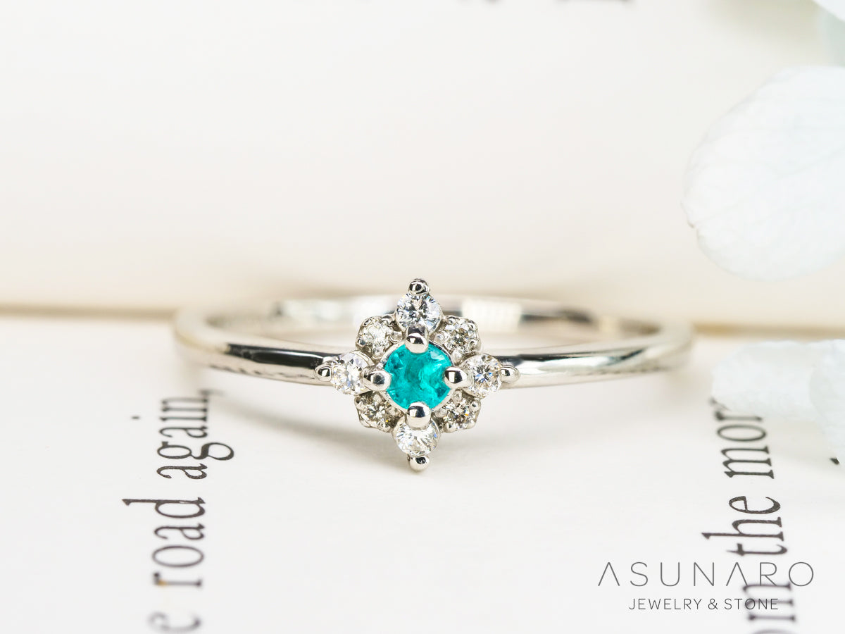 【お仕立て用】空枠番号：5513I　2.5mm用　リング枠　取り巻き【オーダージュエリー用】