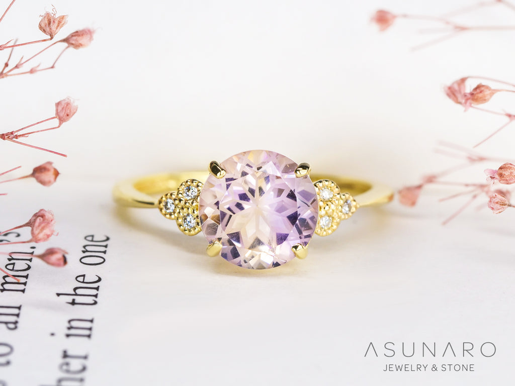 【お仕立て用】空枠番号：4609C　リング枠【オーダージュエリー用】