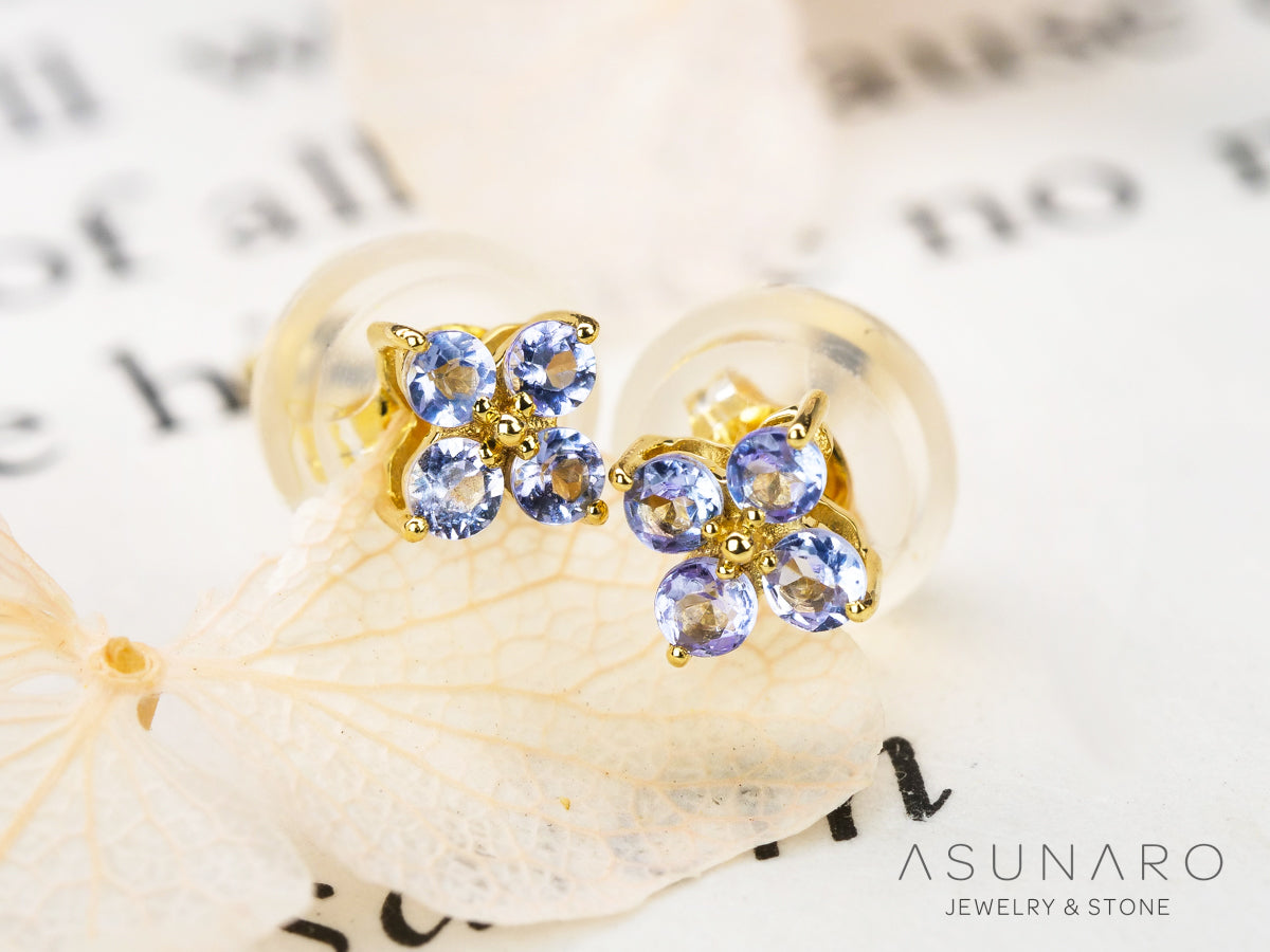 【お仕立て用】空枠番号：S69A　ピアス枠【オーダージュエリー用】