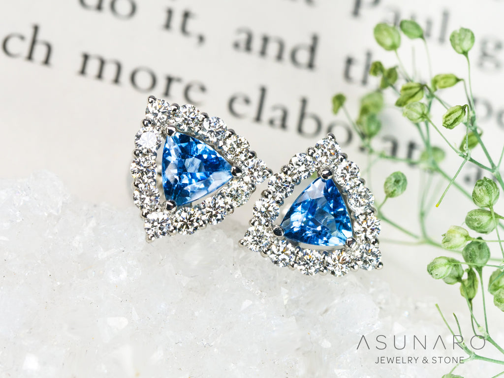 【お仕立て用】空枠番号：取巻きタイプピアス　ピアス枠【オーダージュエリー用】