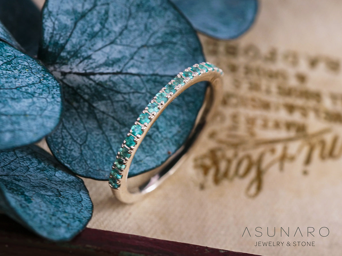 お仕立て用】空枠番号：4960C 1.5mm用 リング枠 ハーフエタニティ