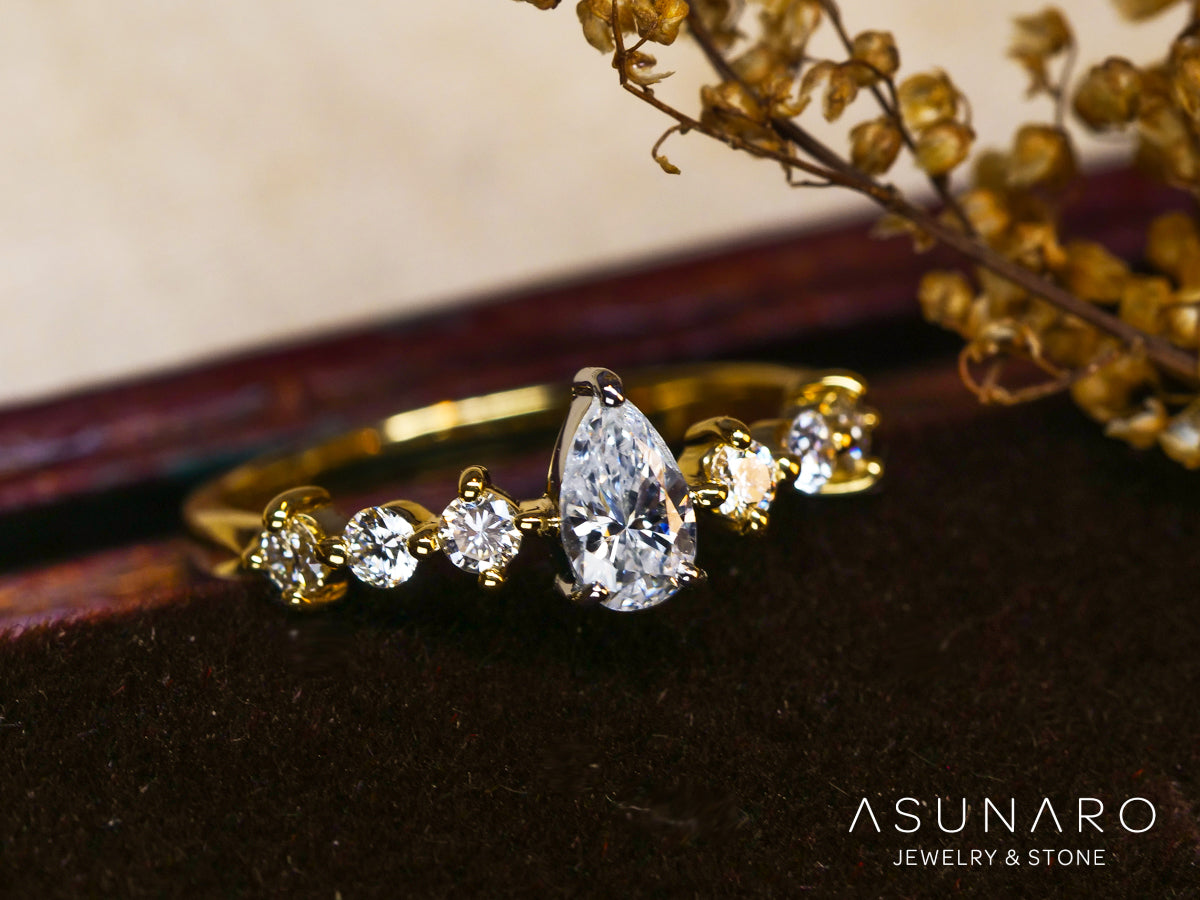 【お仕立て用】空枠番号：4284C　リング枠【オーダージュエリー用】