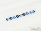 【9個セット】バイカラーサファイア ラウンド ハフエタセット スリランカ産  2.5mm 9個セット 【240402-2189】