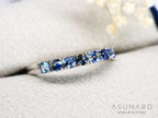 【9個セット】バイカラーサファイア ラウンド ハフエタセット スリランカ産  2.5mm 9個セット 【240402-2189】