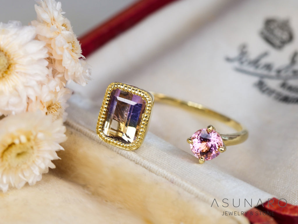 【お仕立て用】空枠番号：5418C　リング枠　フォークリング【オーダージュエリー用】hpv