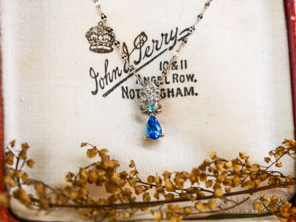 【お仕立て用】空枠番号：4714C　ペンダントトップ枠【オーダージュエリー用】