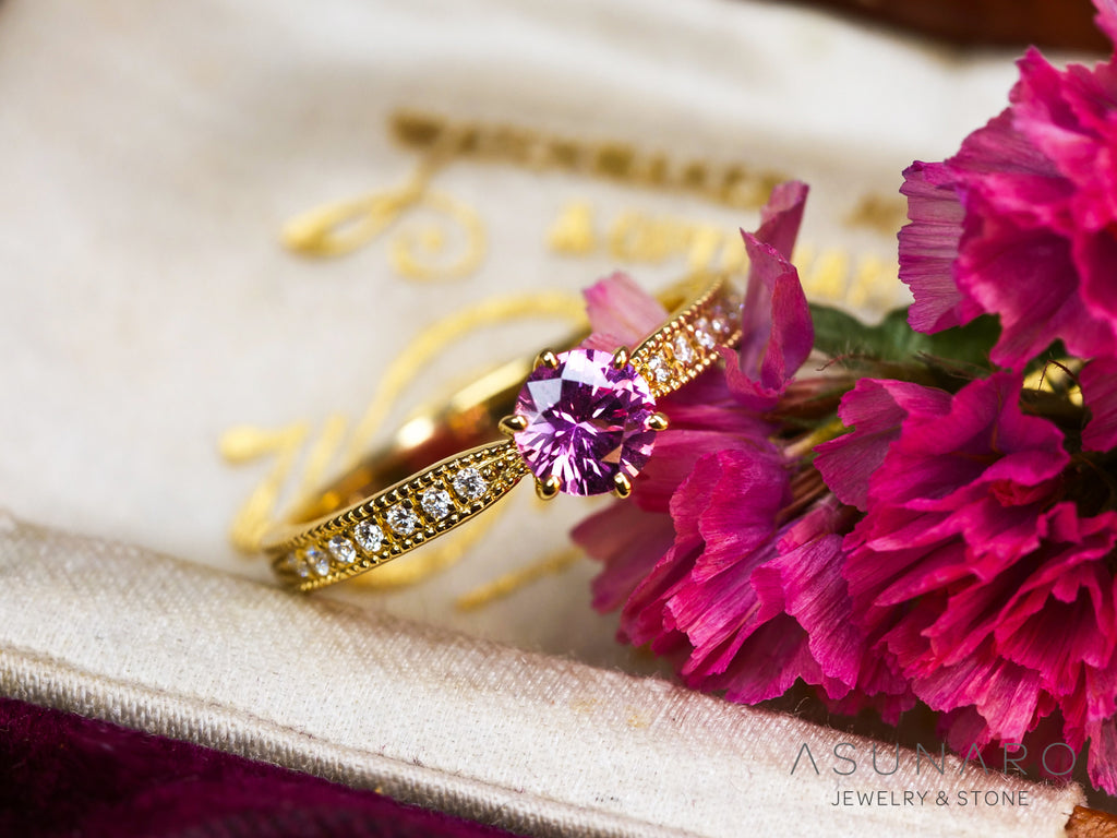 【お仕立て用】空枠番号：3821C　リング枠【オーダージュエリー用】