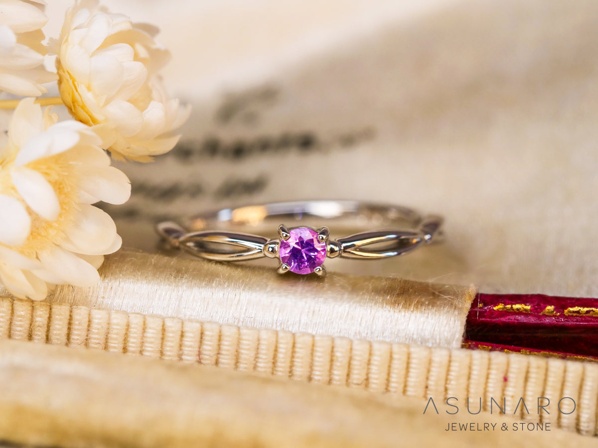 【お仕立て用】空枠番号：5583C　リング枠　ダイヤなし【オーダージュエリー用】