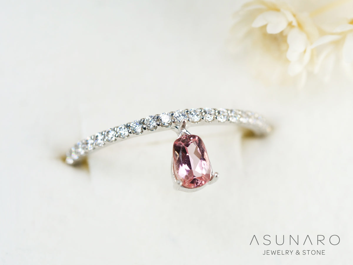 【お仕立て用】空枠番号：ASU-4　リング枠【オーダージュエリー用】