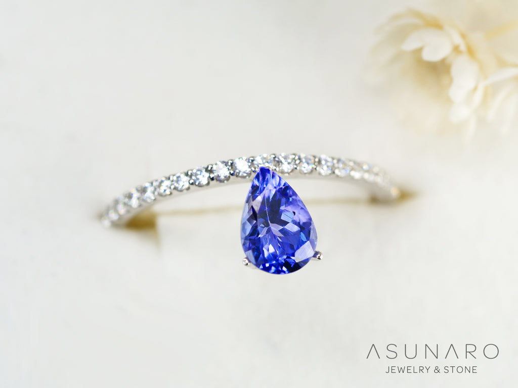 【お仕立て用】空枠番号：ASU-4　リング枠【オーダージュエリー用】