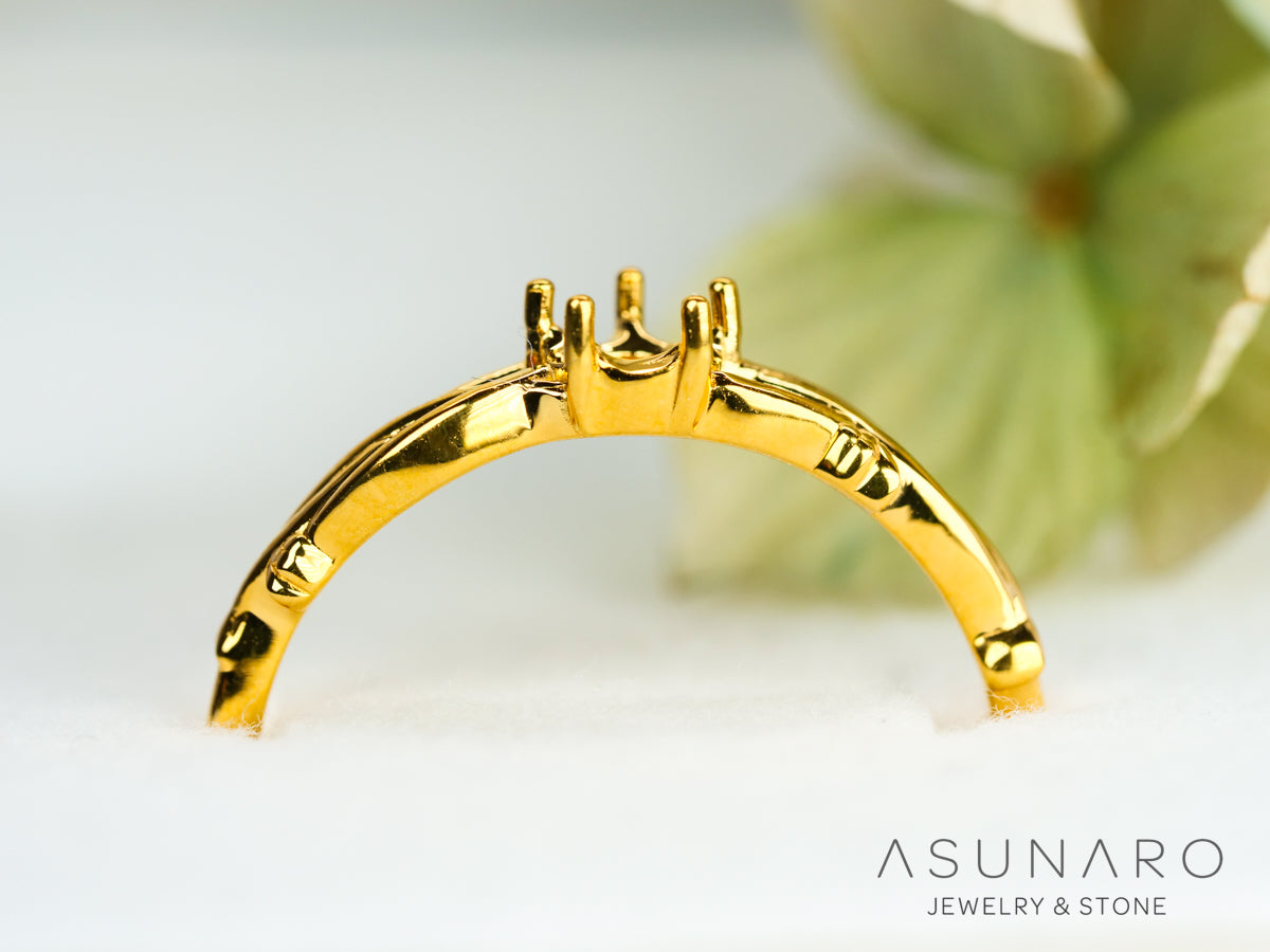 【お仕立て用】空枠番号：S92A　ダイヤなし　リング枠【オーダージュエリー用】