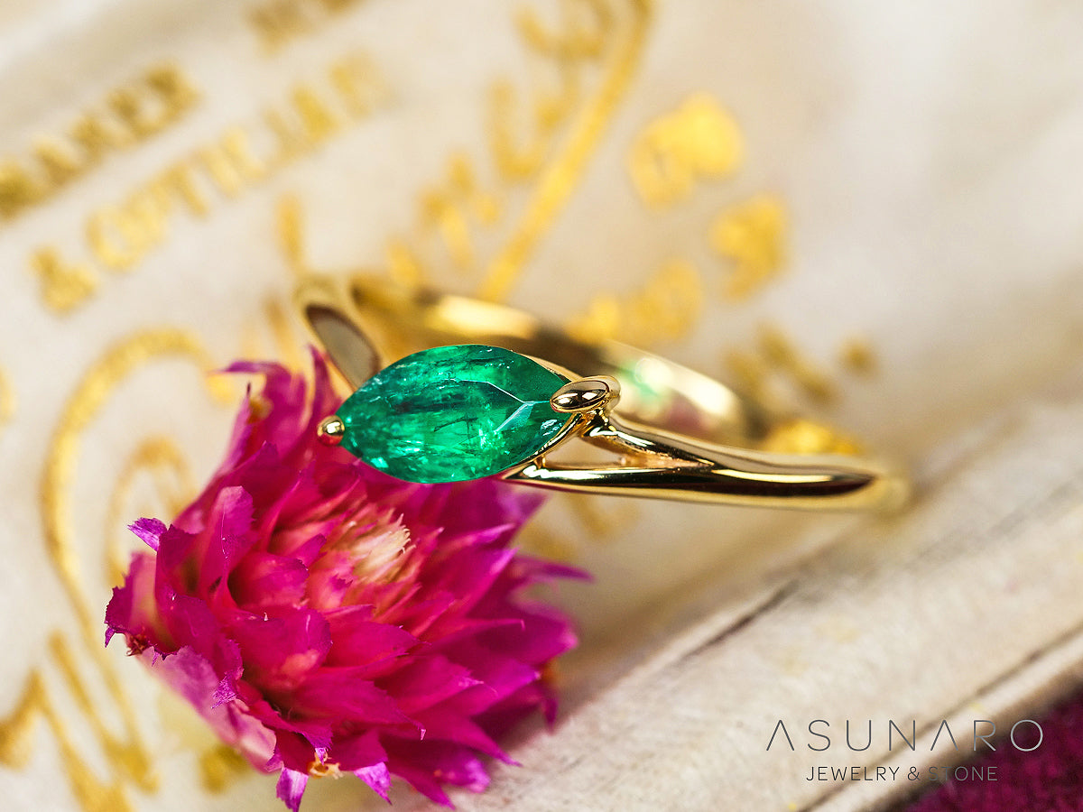 【お仕立て用】空枠番号：5449I　リング枠　V字枠　ダイヤなし【オーダージュエリー用】