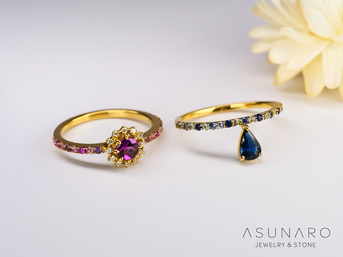 【お仕立て用】空枠番号：ASU-4　リング枠【オーダージュエリー用】