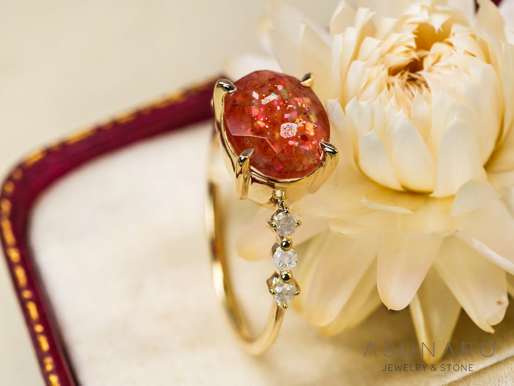 【お仕立て用】空枠番号：4284C　リング枠【オーダージュエリー用】