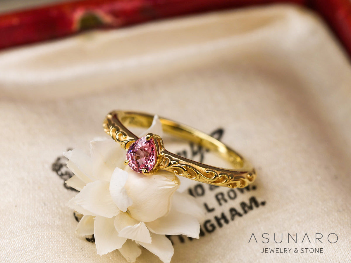 【お仕立て用】空枠番号：4949C　リング枠　ダイヤなし【オーダージュエリー用】