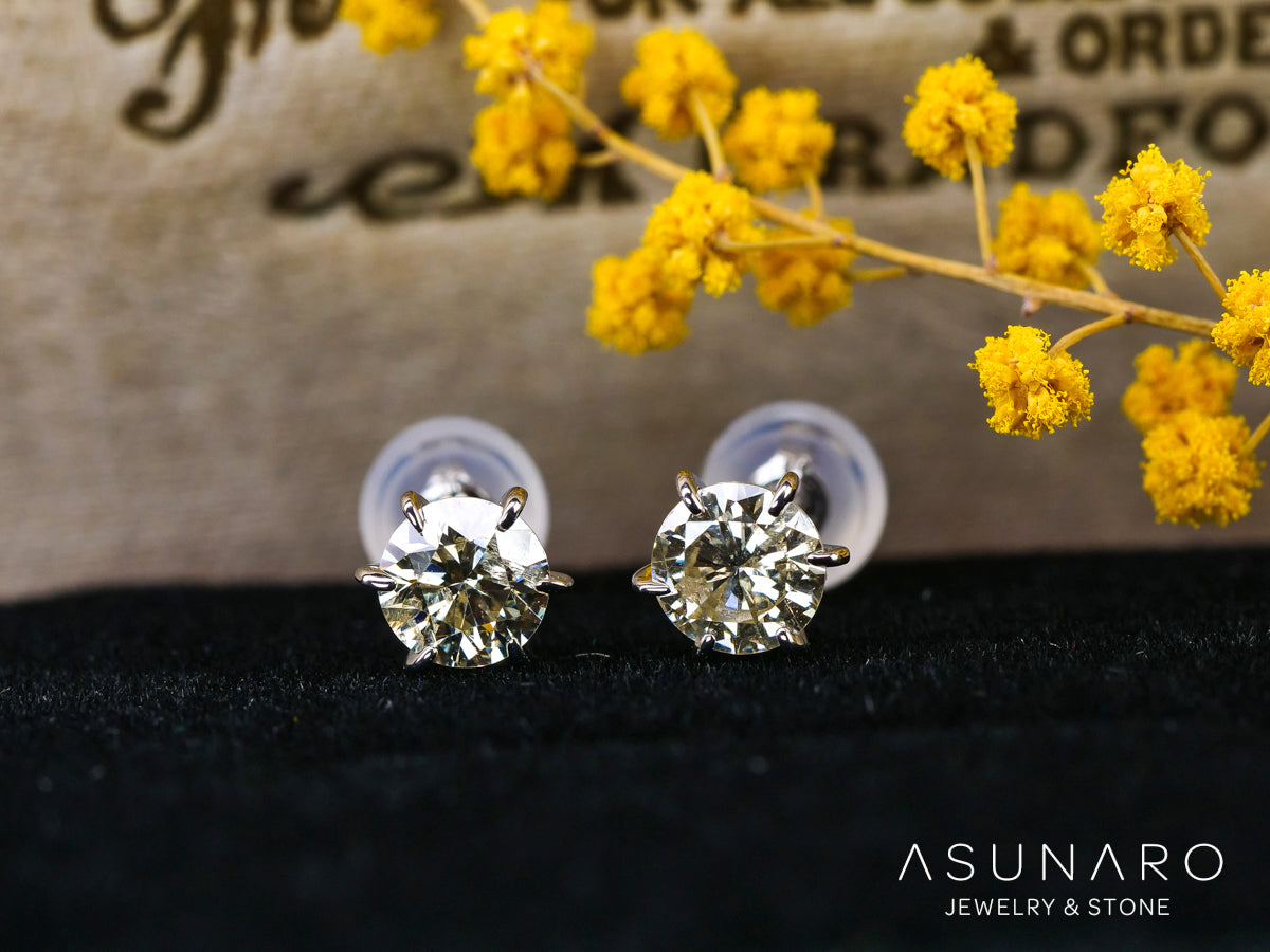 【お仕立て用】空枠番号：スタッドピアス　ピアス枠【オーダージュエリー用】