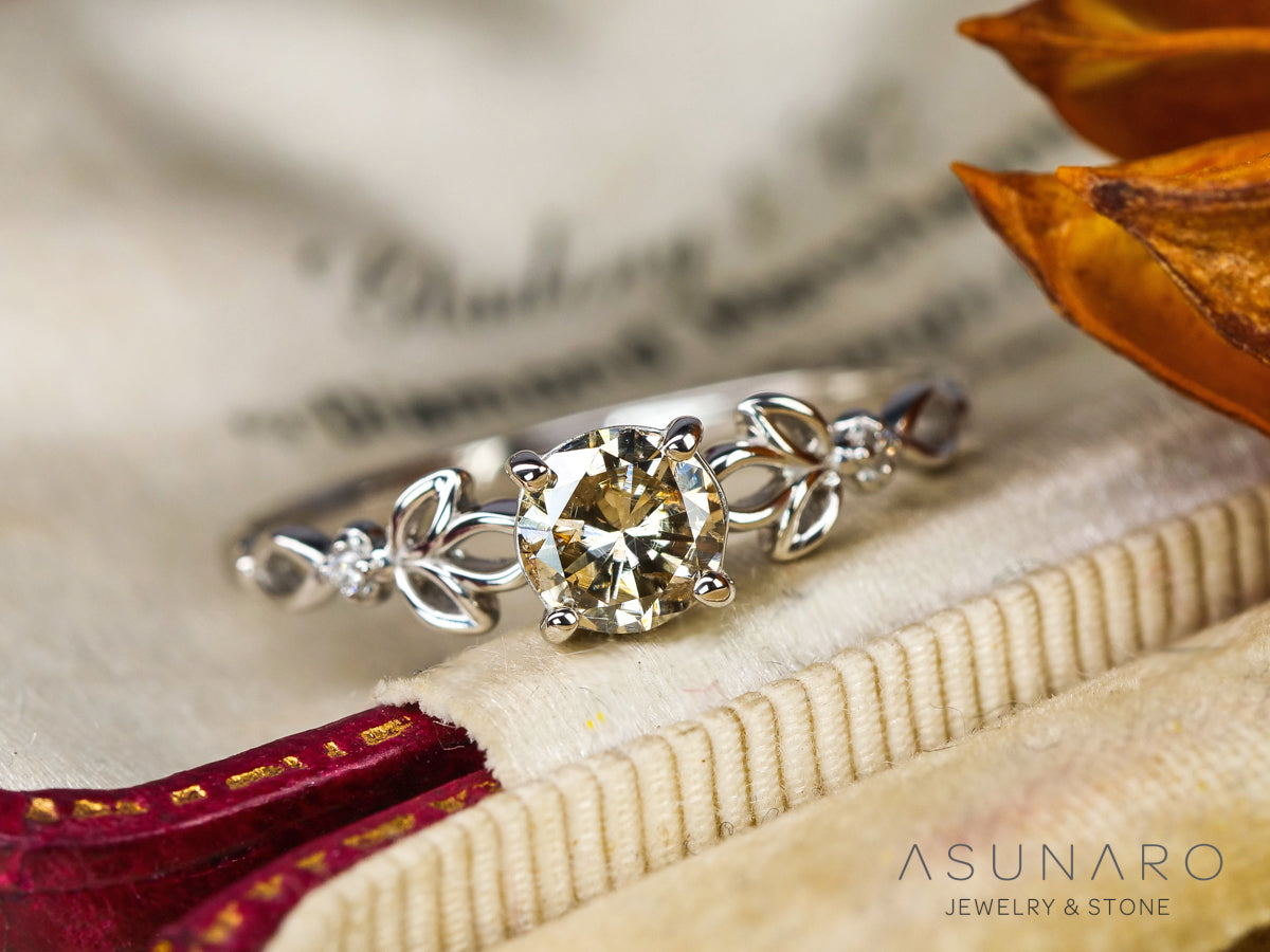 【お仕立て用】空枠番号：5261C　リング枠【オーダージュエリー用】