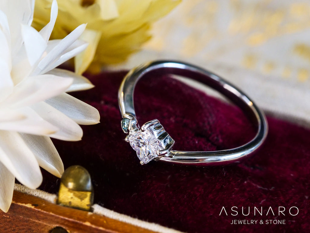 【お仕立て用】空枠番号：4573C　リング枠【オーダージュエリー用】