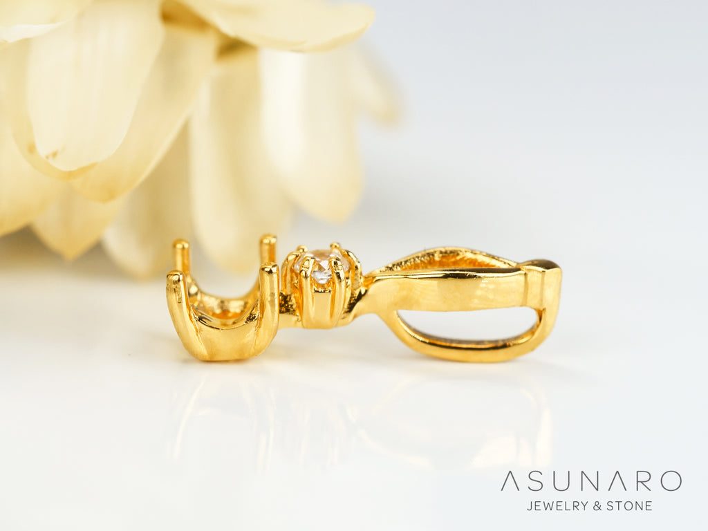 【お仕立て用】空枠番号：S04A　ペンダントトップ枠【オーダージュエリー用】