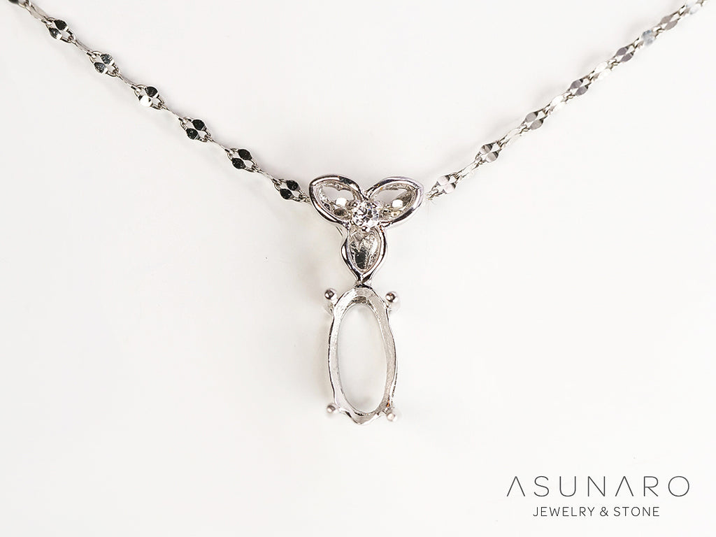 【お仕立て用】空枠番号：S00A　ペンダントトップ枠【オーダージュエリー用】