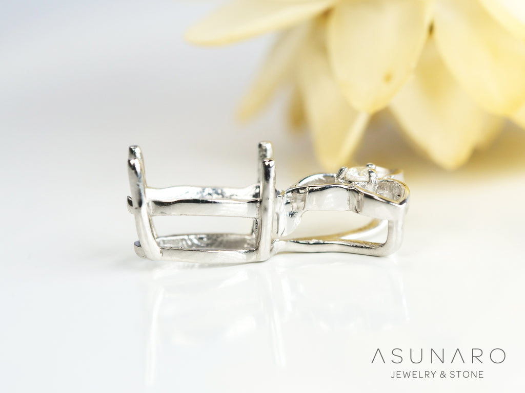 【お仕立て用】空枠番号：S00A　ペンダントトップ枠【オーダージュエリー用】