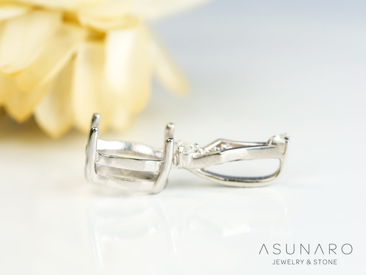 【お仕立て用】空枠番号：S06A　ペンダントトップ枠【オーダージュエリー用】