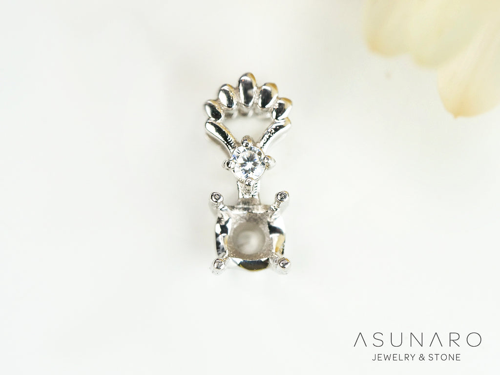 【お仕立て用】空枠番号：S01A　ペンダントトップ枠【オーダージュエリー用】