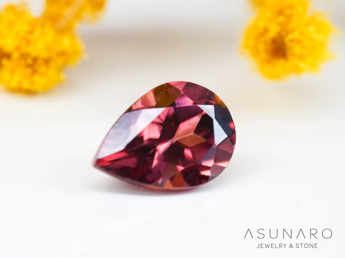 ピンクジルコン ペアシェイプ 0.71ct カンボジア産 【240802-2289】 – ASUNARO STONE