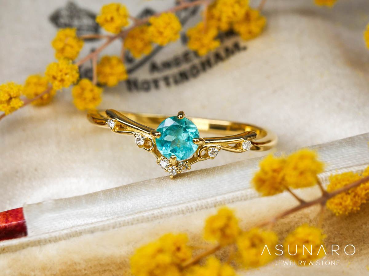 【お仕立て用】空枠番号：S82A　リング枠　V字枠【オーダージュエリー用】