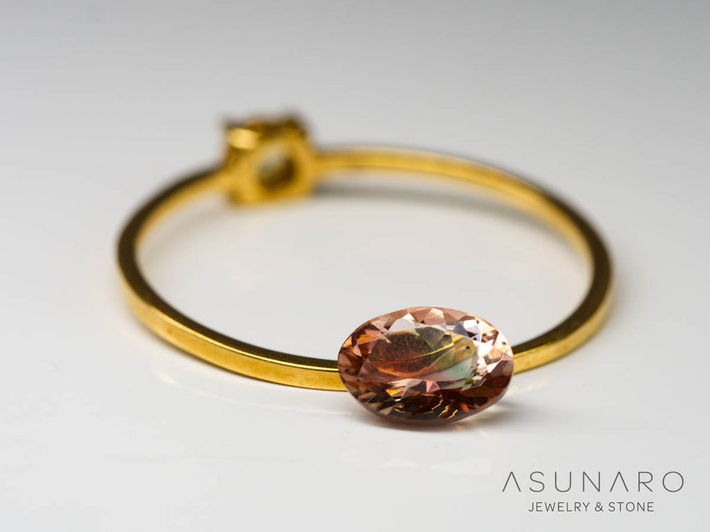 レッドラブラドライト　オーバルカット　エチオピア産　0.47ct【241023-2411】