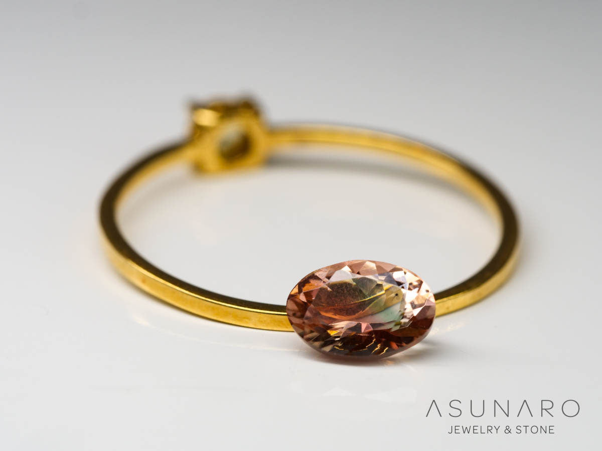 レッドラブラドライト　オーバルカット　エチオピア産　0.47ct【241023-2411】