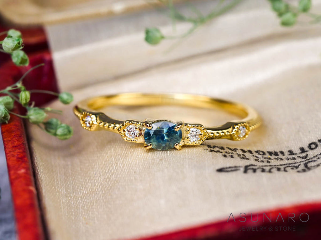 【お仕立て用】空枠番号：5607C　リング枠【オーダージュエリー用】